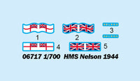1/700 Trumpeter HMS Nelson 1944 - 06717 - MPM Hobbies
