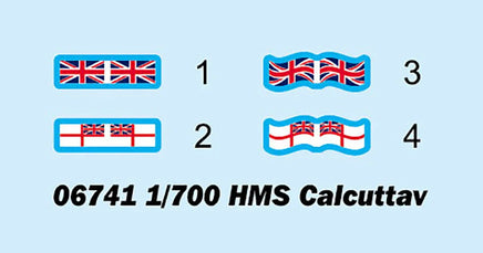 1/700 Trumpeter HMS Calcutta - 06741 - MPM Hobbies