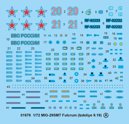 1/72 Trumpeter MIG-29SMT Fulcrum - 01676 - MPM Hobbies