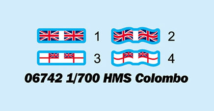 1/700 Trumpeter HMS Colombo - 06742 - MPM Hobbies