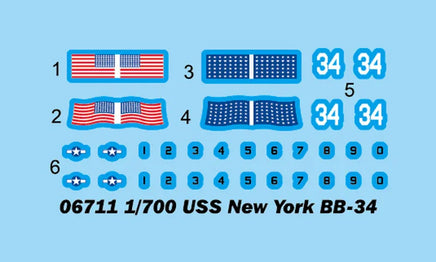 1/700 Trumpeter USS New York BB-34 - 06711 - MPM Hobbies