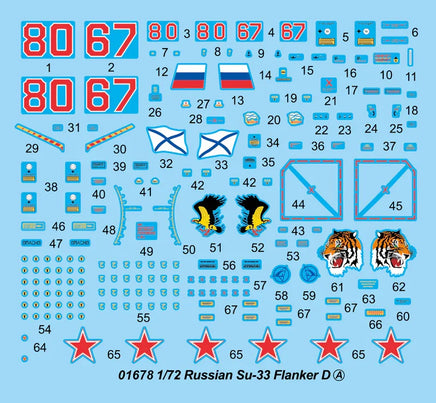 1/72 Trumpeter Russian Su-33 Flanker D - 01678 - MPM Hobbies