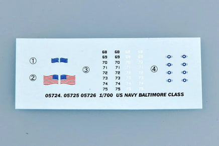1/700 Trumpeter USS Baltimore CA-68 1944 - 05725 - MPM Hobbies