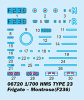 1/700 Trumpeter HMS Type 23 Frigate – Montrose(F236) - 06720 - MPM Hobbies