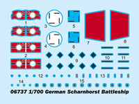 1/700 Trumpeter German Scharnhorst Battleship - 06737 - MPM Hobbies