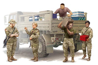 1/35 Trumpeter Modern U.S. Soldiers – Logistics Supply Team - 00429 - MPM Hobbies
