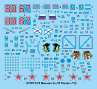 1/72 Trumpeter Russian Su-33 Flanker D - 01667 - MPM Hobbies