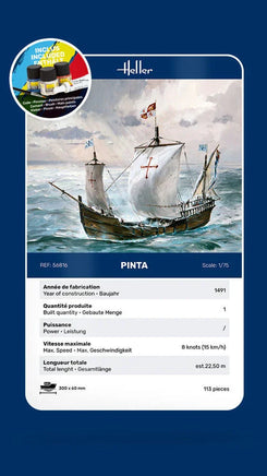 1/75 Heller Pinta STARTER KIT - MPM Hobbies
