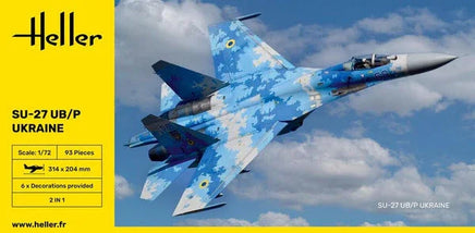 1/72 Heller Sukhoi SU-27 UB/P Ukraine - MPM Hobbies