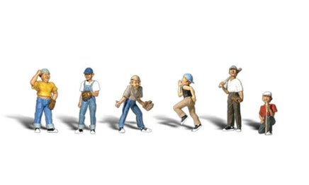 HO Woodland Baseball Players II 1870 - MPM Hobbies