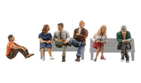 O Scale Woodland People Sitting 2759 - MPM Hobbies