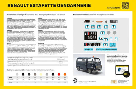 1/24 Heller Renault Estafette Gendarmerie - MPM Hobbies