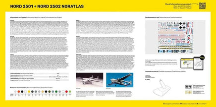 1/72 Heller Twin Set Nord 2501 + Nord 2502 "Noratlas" - MPM Hobbies