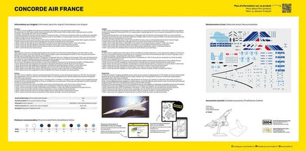 1/72 Heller Concorde Air France STARTER KIT - MPM Hobbies