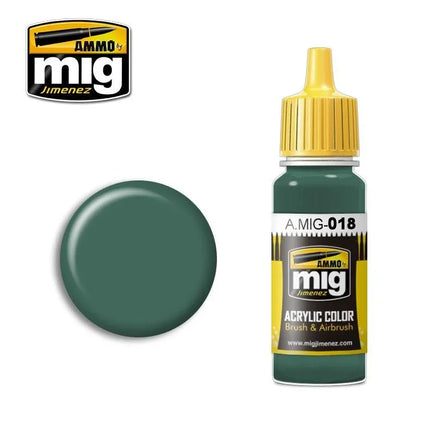A.Mig-0018 ACRYLIC COLOR Waffen SS - Polizei Grün - MPM Hobbies