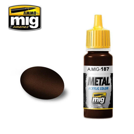 A.MIG-0187 METALLIC Jet Exhaust Burnt Iron - MPM Hobbies