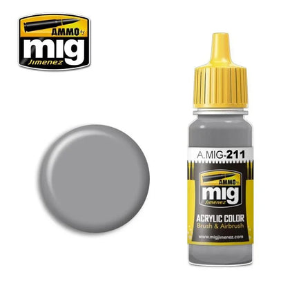 A.Mig-0211 ACRYLIC COLOR FS-36270 Medium Gray - MPM Hobbies