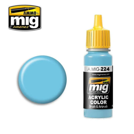A.Mig-0224 ACRYLIC COLOR FS-35250 Sky Line Blue A II - MPM Hobbies