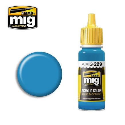 A.Mig-0229 ACRYLIC COLOR FS-15102 Dark Gray Blue - MPM Hobbies