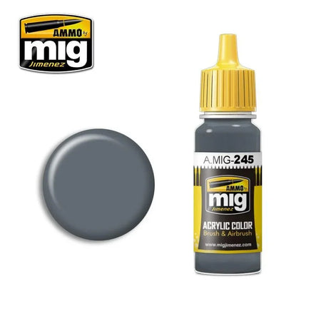 A.Mig-0245 ACRYLIC COLOR Ocean Grey (BS 629) - MPM Hobbies