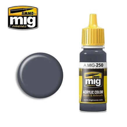 A.Mig-0250 ACRYLIC COLOR Night Blue Grey - MPM Hobbies