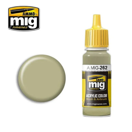 A.Mig-0262 ACRYLIC COLOR IJN Ash Grey - MPM Hobbies