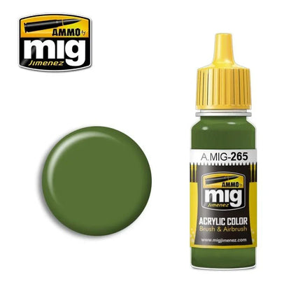 A.Mig-0265 ACRYLIC COLOR IJN Mitsubishi Green - MPM Hobbies