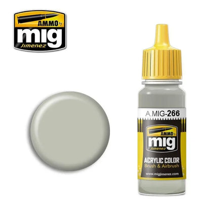 A.Mig-0266 ACRYLIC COLOR RLM 63 Hellgrau - MPM Hobbies