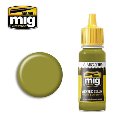 A.Mig-0269 ACRYLIC COLOR Nakajima Interior Green - MPM Hobbies
