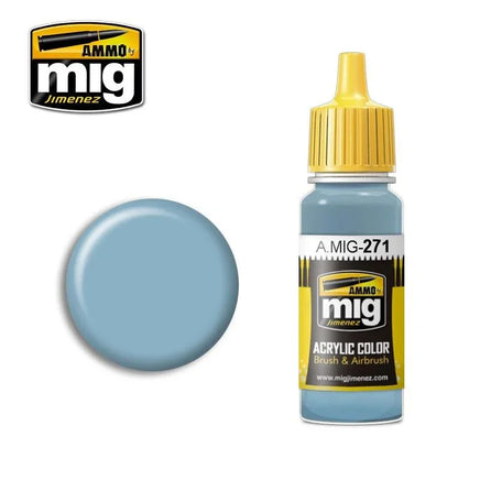 A.Mig-0271 ACRYLIC COLOR FS-35450 Air Superiority Blue - MPM Hobbies