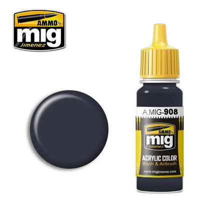 A.Mig-0908 ACRYLIC COLOR Grey Base - MPM Hobbies