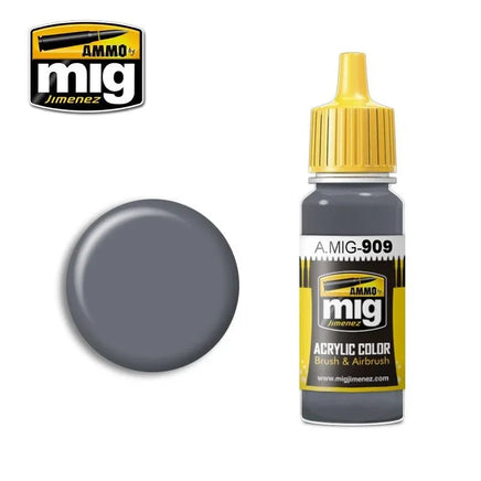 A.Mig-0909 ACRYLIC COLOR Grey Light Base - MPM Hobbies