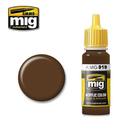 A.Mig-0919 ACRYLIC COLOR Red Primer Dark Base - MPM Hobbies
