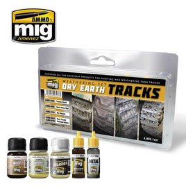 A.Mig-7437 Dry Earth Tracks Weathering Set - MPM Hobbies