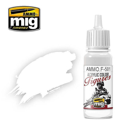 A.Mig-F501 FIGURES PAINTS White - MPM Hobbies