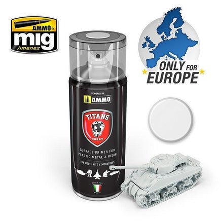 A.Mig-TTH101 TITANS HOBBY White Matt Primer - MPM Hobbies