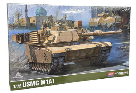 1/72 Academy USMC M1A1 Abrams Tank Plastic Model Kit - MPM Hobbies