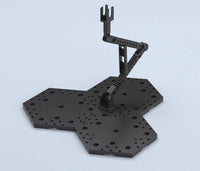 Action Base 4 Display Stand (1/144 & 1/100 Scale) - Black - MPM Hobbies