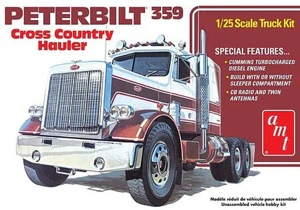 1/25 AMT Peterbilt 359 Cross Country Hauler 1477 - MPM Hobbies