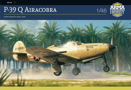 1/48 ARMA Hobby P-39Q Airacobra Plastic Model Kit - MPM Hobbies