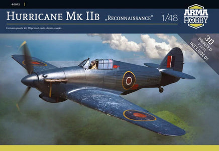 1/48 Arma Hurricane Mk IIb Reconnaissance Plastic Model Kit - MPM Hobbies