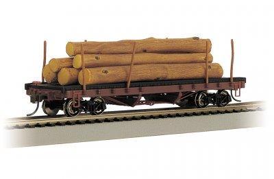 Bachmann HO ACF 40' LOG CAR - 1935-1960 VERSION - MPM Hobbies