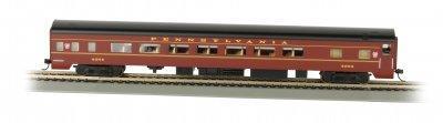 Bachmann HO PRR SMOOTH-SIDE COACH W/ LIGHTED INTERIOR 14201 - MPM Hobbies