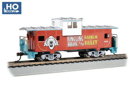 Bachmann HO Wide-Vision Caboose - Ringling Bros. & Barnum & Bailey 16614 - MPM Hobbies