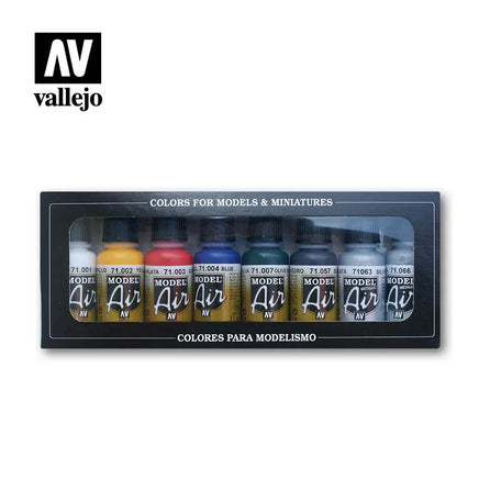 Vallejo 17ml Set of 8 Basic Colors - 71174 - MPM Hobbies