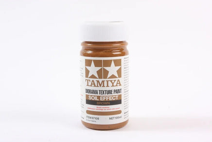 Tamiya Diorama Texture Paint 100ml - Soil Effect: Brown 87108 - MPM Hobbies