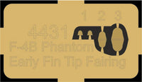 1/48 CMK F-4B Phantom Early Fin Tip Fairing and Rudder (separate) Resin