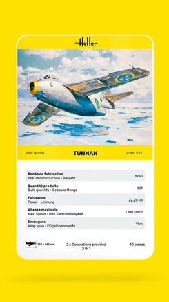 1/72 Heller SAAB J-29 TUNNAN - MPM Hobbies