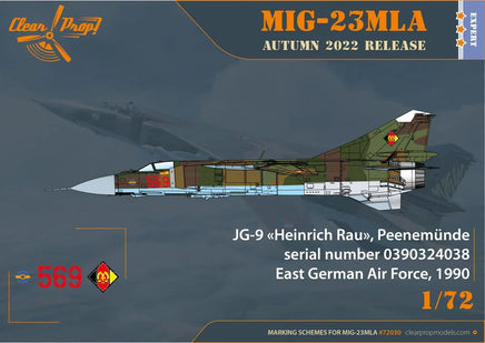 1/72 Clear Prop MiG-23MLA Flogger-G - MPM Hobbies