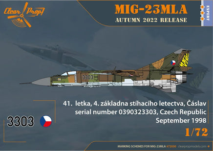 1/72 Clear Prop MiG-23MLA Flogger-G - MPM Hobbies
